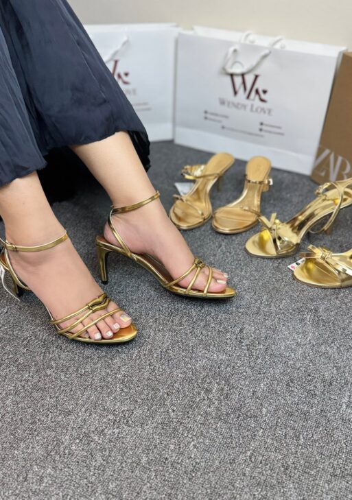 Zara Golden Heels